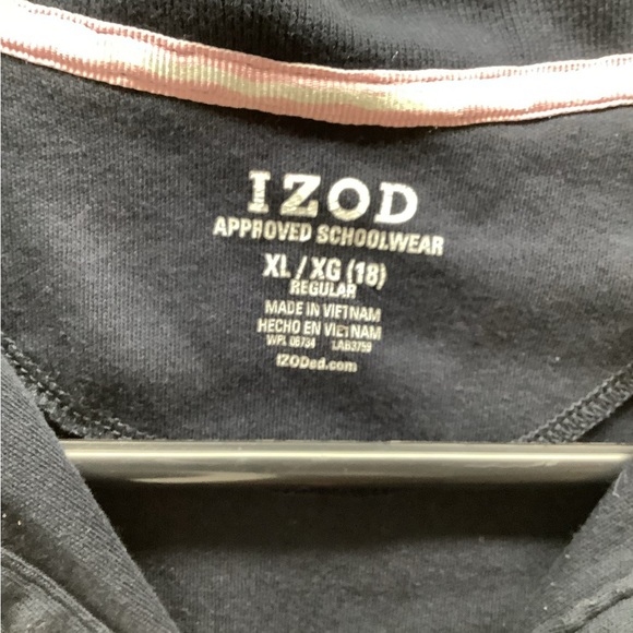 Izod Girls Size XL/18 Dark Blue Uniform Top Bundle 3pcs. Preloved - Picture 10 of 13